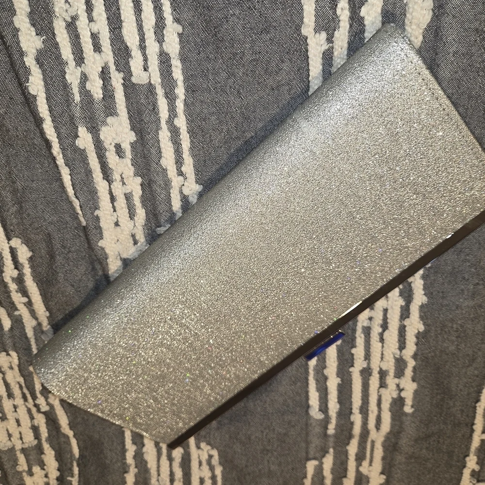 Style & Co. Silver Clutch